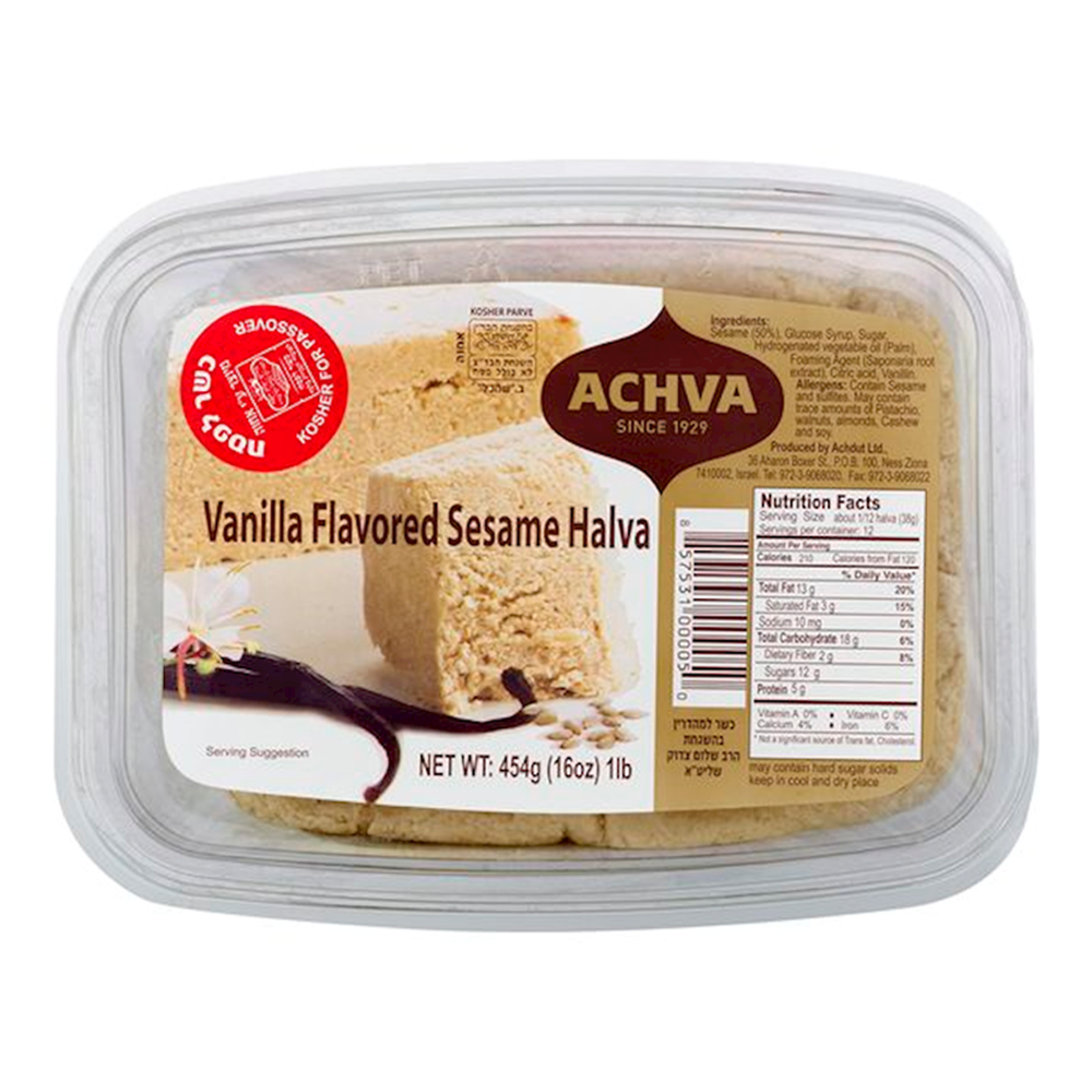 Halva Vanilla – Box – 16 oz (454 gr)